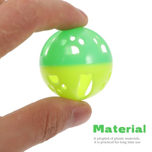 Balones de plástico para gatos con campana de ULTECHNOVO juguetes interactivos 60 uds 5