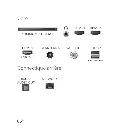 PHILIPS Ambilight TV 65PQS8501/12 téléviseur Intelligent 4K LED, 65 Pouces