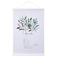 Ywlake Poster rail posterlijsten magnetische houten poster hanger frame