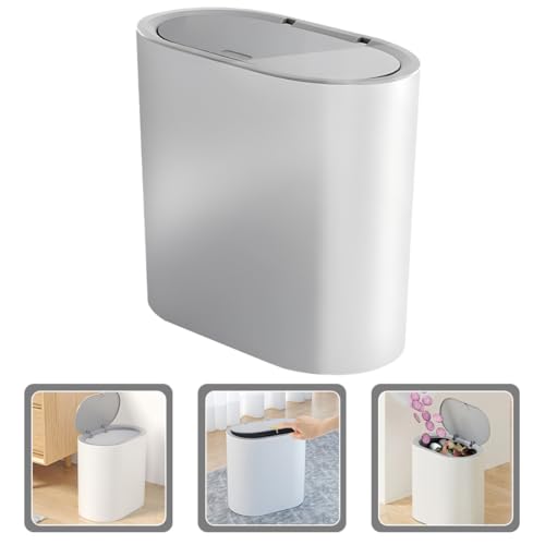 Caneca de basura con tapa y capacidad de 8 litros miniatura 7
