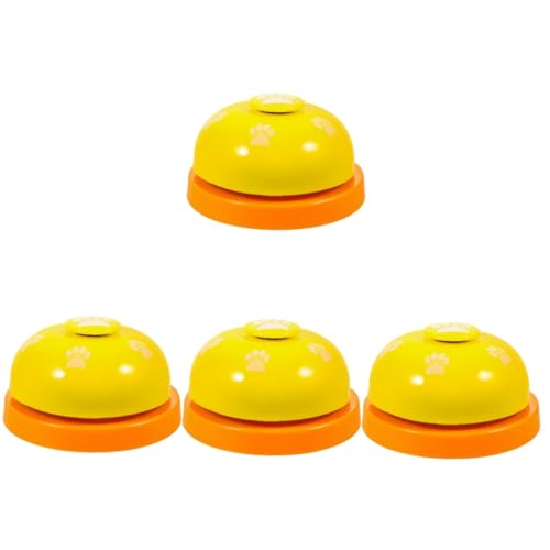 HAPINARY 4pcs Training Bells for Dogs Pet Bells Excellent Texture Ideal for Potty Training Games