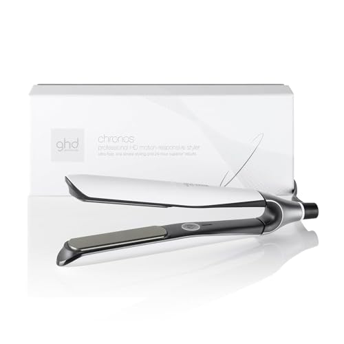 GHDS V Gold Professional Classic Styler: Análisis y Opiniones de la Placa de Pelo Profesional ghd chronos blanca - plancha de pelo profesional, lisos, rizos y ondas de alta definición, 3 veces más rápida, tecnología HD motion-responsive, temperatura óptima de peinado 185ºC