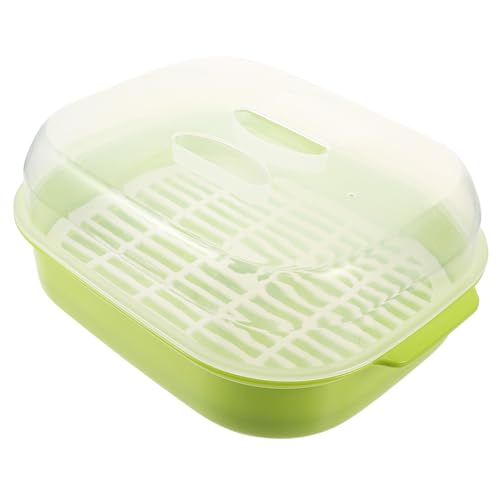 STOBAZA 1Pieza de Microondas Cocción de Bollos Vapor Caja Especial con Ventilación Utensilio de Cocina Práctico y Funcional Color