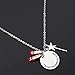 Eilygen Inspirational Gift Wizard of Oz Necklace You had the Power all Along Ruby Red Slippers Pendant Necklace Gift for Her