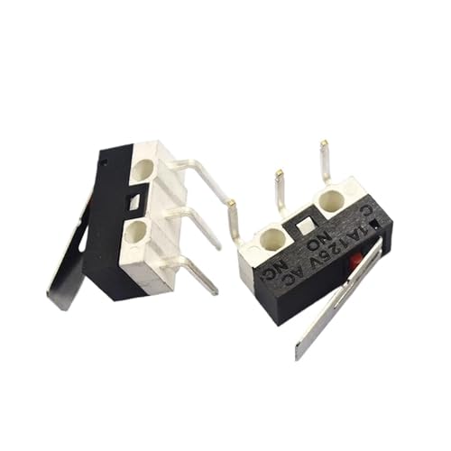 Micro interrupteur souris 3 broches à levier arqué pour soudure PCB 1A