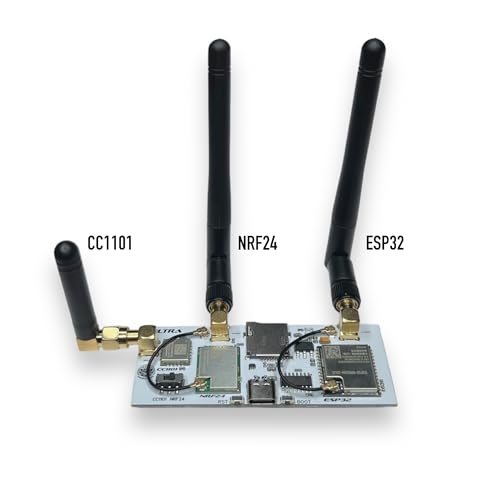 Sacred Labs FlipMods Ultra V3 ESP32/NRF24/CC1101 3in1 WiFi Dev Board for Flipper Zero GPIO - with Marauder, Antennas, USB-C Port, Micro SD Slot - Image 2