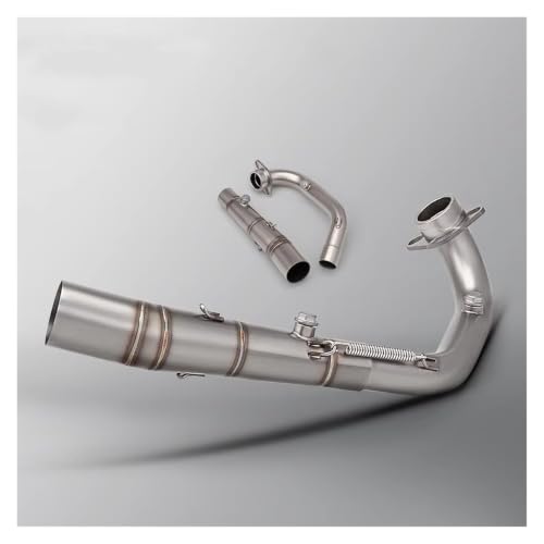 Système d'échappement ZONTES 368 en inox avec silencieux carbone pour réduire le poids
