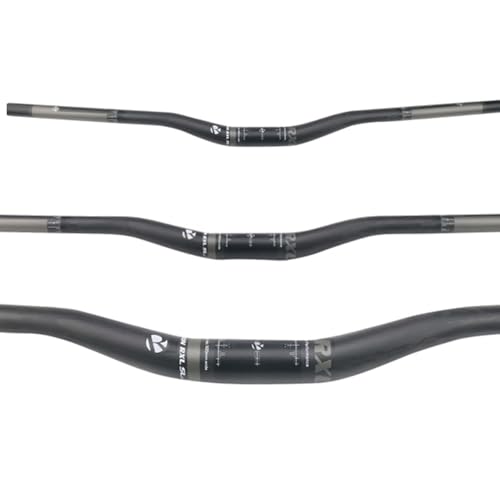 mtb Carbon Fiber Handlebar 760mm Grey Riser Bar