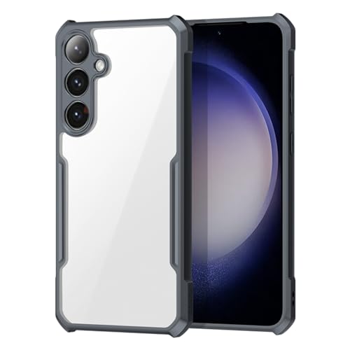 Image of Samsung S24 Case - Clear Beatle Slim Phone Case with Hard PC Back, Soft TPU Edges, Non-Yellowing, Shockproof Protective Cover for S24 (S-24)