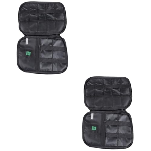 Bolsa de cable de viaje impermeable Uonlytech con compartimentos antiquedadas 2