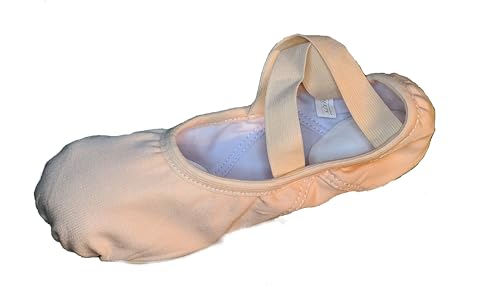 Gaynor Minden Womens Split-Sole Stretch Canvas Ballet Dance Shoe (Liberty) (Light Pink, 7.5)