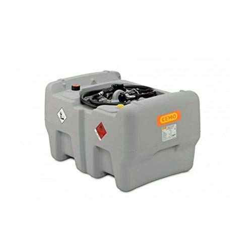 CEMO Tankanlage Tankstation Dieseltank mit 12V Pumpe Transporttank DT-Mobil Easy 440 Liter