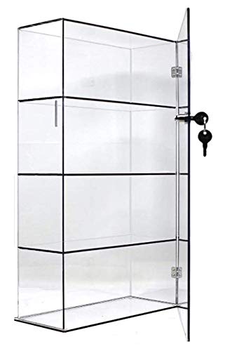 T'z Tagz Brand Acrylic Lucite Showcase Jewelry Pastry Bakery Counter Display W/Door & Lock (10