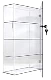 T'z Tagz Brand Acrylic Lucite Showcase Jewelry Pastry Bakery Counter Display W/Door & Lock (10