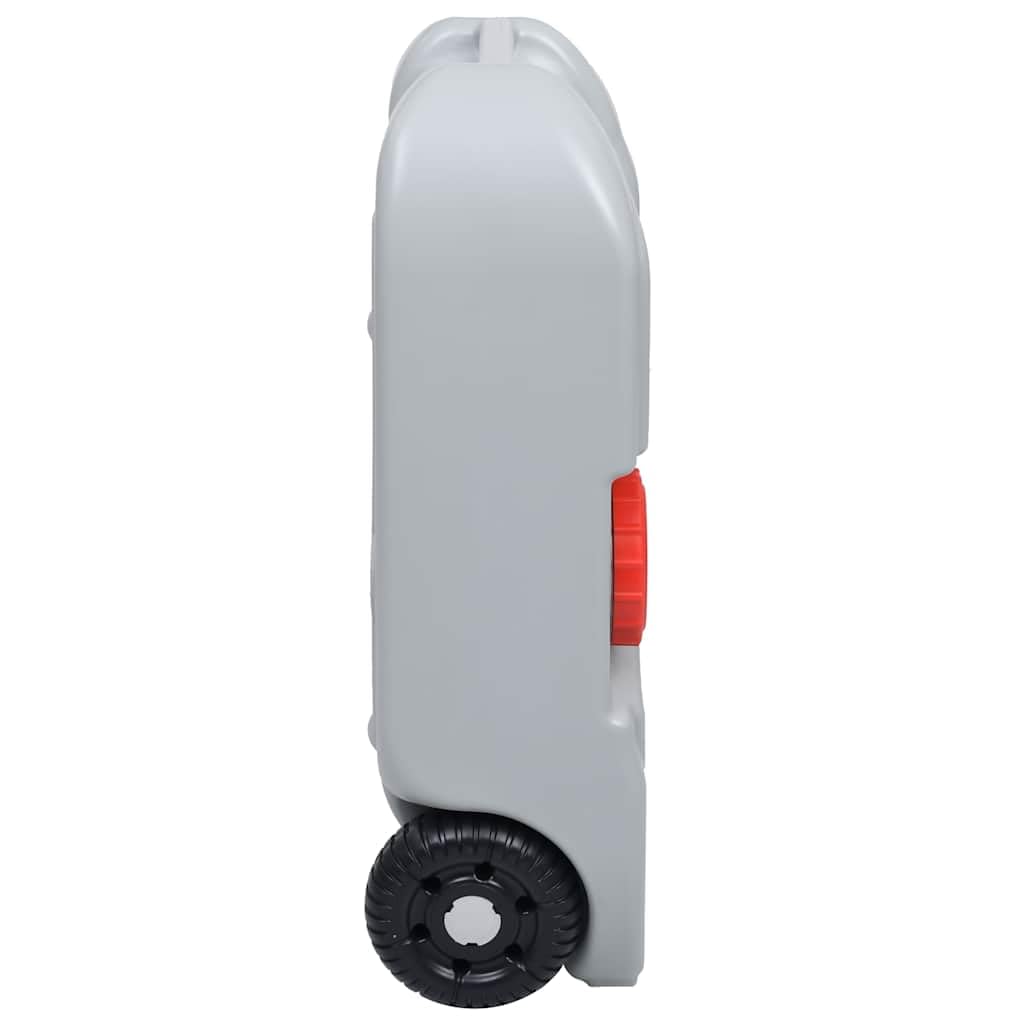 Serbatoio dell'acqua da campeggio con ruote, L, blu, in HDPE PP, resistente agli urti, con manico e scomparti, versatile per attività all'aperto, trekking, escursionismo, campeggio e