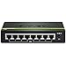 TRENDnet 8-Port Gigabit PoE+ Switch, TPE-TG80G, 8 x Gigabit PoE+ Ports, 123W PoE Power Budget, 16 Gbps, Ethernet Splitter, NDAA & TAA Compliant, Metal, Lifetime Protection, Black