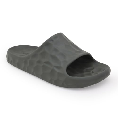 Image of Red Tape Dark Green Pool Sliders for Men