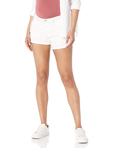 Hudson Jeans Women's Gemma Maternity, Cut Off Jean Short, White, 28 #TOP17