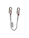 Elk River 28016 CenturionZ Nylon Rope Positioning Lanyard with Zsnaphook On Each End, 3600 lbs Gate, 6' Length x 1/2