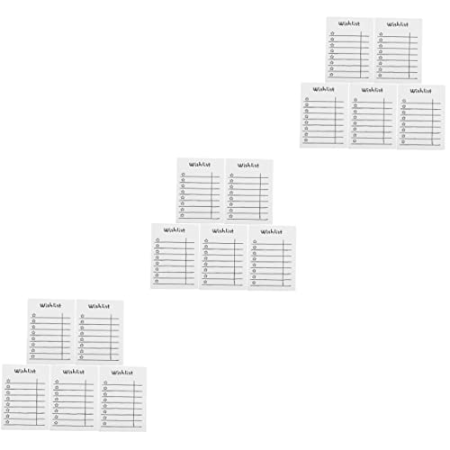 NUOBESTY 3Pcs 5 Notebook Linha De Papel Branco Conta De Mão