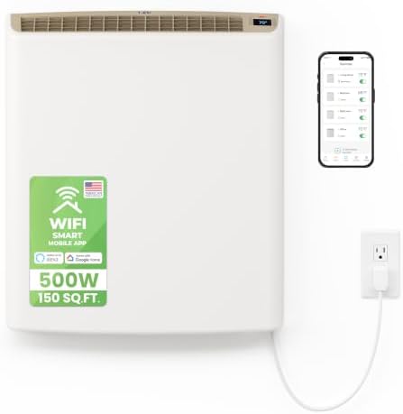 Smart Envi Wi-fi Plug-in Electric Wall Heater - Energy Efficient ...