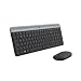 Produktbild Logitech MK470 Slim Combo Kabelloses Tastatur-Maus-Set, 2.4 GHz Verbindung via Nano-USB-Empfänger, 10m Reichweite, 18-Monate Batterielaufzeit, PC/Laptop, Niederländisches QWERTY-Layout - Graphit