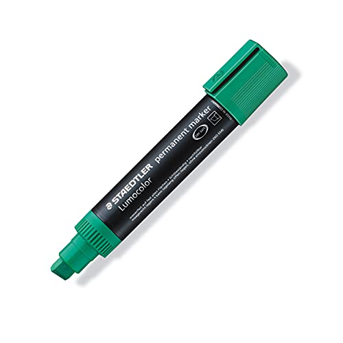 Marqueur permanent Staedtler 388 vert à pointe large pour l'organisation de votre atelier