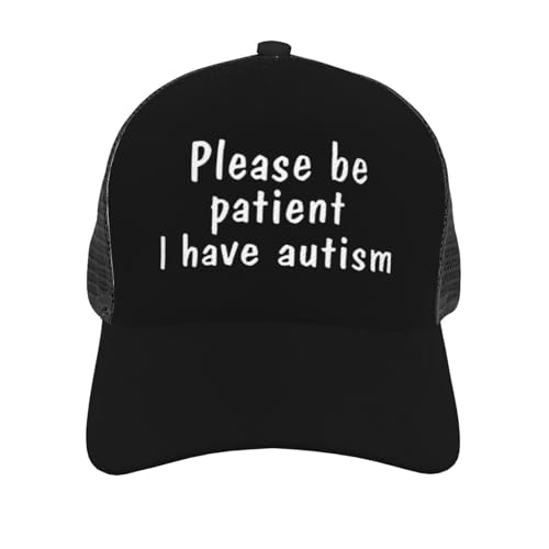 Please Be Patient I Have Autism Unisex Mesh Baseball Caps - Classic Adjustable Hat3