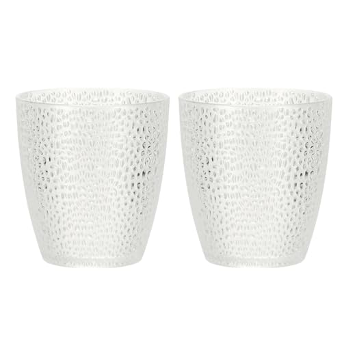 Verres réutilisables en plastique effet cristal pour bar et table - 2