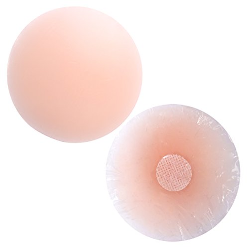 3 Pairs Silicone Nipple Covers Breast Petals Invisible Adhesive Bra Pad Pasties (Round Shape (1 pairs/pack))