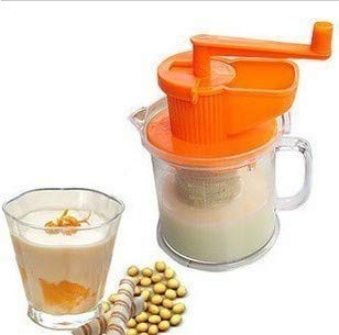 Generic 1Pcs Kitchen Multifunction Manual Maker Cup Juicers Machine Hand Held Bean Soybean Milk 400Ml