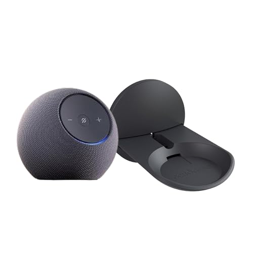 Supporto a parete fisso: mantiene il dispositivo Echo in posizione fissa per una configurazione semplice e pulita.