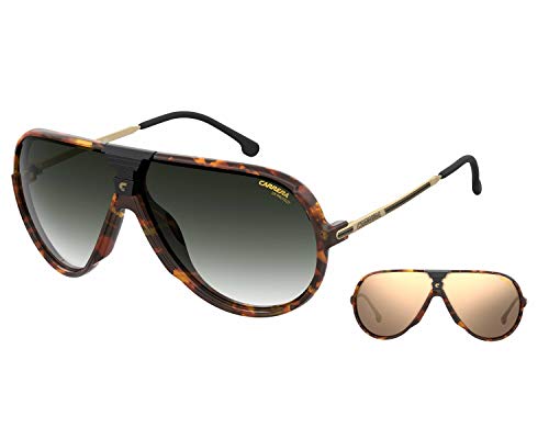 Carrera Changer65 Pilot Sunglasses, Brown/Green Shaded, 67mm, 7mm