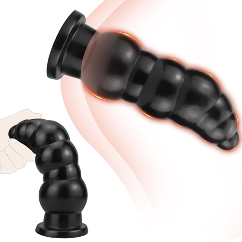 BDSMAGE Analdildo XXL Analplug Φ 8,4 CM,Buttplug Analkugeln Analspielzeuge Fisting Sexspielzeug Analdehner Anal Expander erotisches Sex Spielzeug für Paare Frauen Männer extrem Sex (Schwarz)