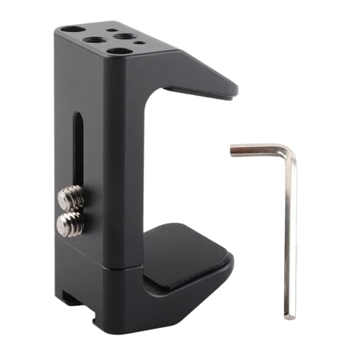 Support powerbank anti chute en alliage d'aluminium pour fixer une batterie sur trépied