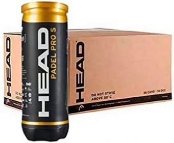 Head Padel Pro S - Cajón de 24 Botes de 3 Pelotas