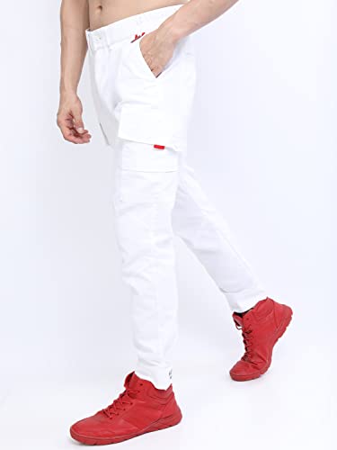 Image of KETCH Men Mid Rise Regular Fit Jogger Trouser