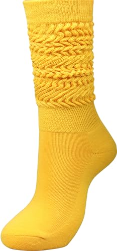 Image of Galsang Women's Slouch socks Women's Knee-High Scrunch Socks for Women,Soft Long Scrunch Boot Socks,#K306