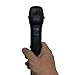 PEWHAUL Microphone Pretend Play Toy for Kids,1:1 Realistic Simulation Mic Prop for Role Playing, Host Practice and Pretend Singing (Non-Functional, 23cm, Black)