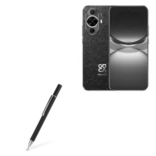 BoxWave Stylus Pen Compatible with Huawei nova 12s - FineTouch Capacitive Stylus, Super Precise Stylus Pen - Jet Black