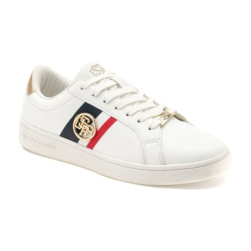 Image of U.S. POLO ASSN. Emery 3.0 Nude Sneakers Shoes with Premium Upper