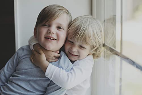 Brix Boys' Long Sleeve Tees - Tagless Crewneck Cotton Soft 4-pk Shirts. 2-204