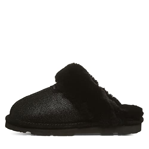 Bearpaw Women's Loki Exotic Black Caviar Size 7 | Women's Slippers | Women's Shoes | Comfortable & Light-Weight #TOP11