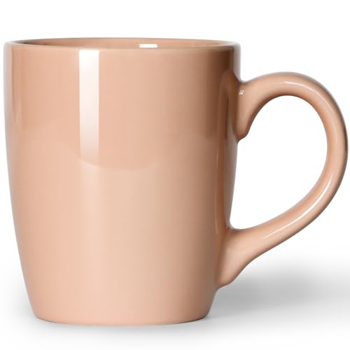 Mug de cerámica rosa 20 oz con asa grande miniatura 1