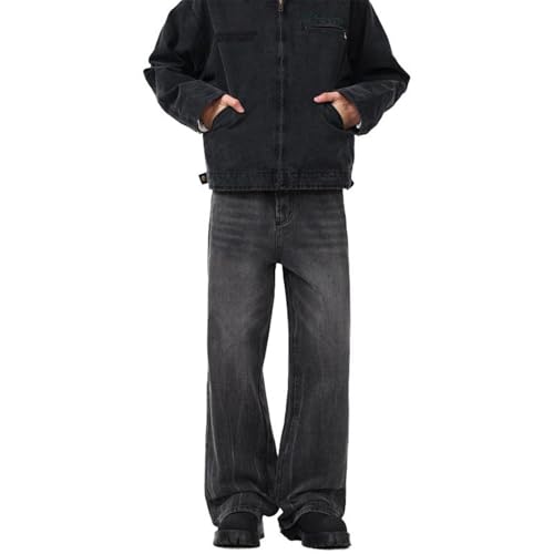 Men's Jeans Spring Striped Americana Denim Relaxed Casual Pants