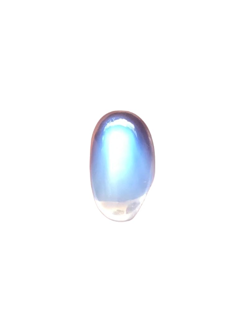 Pierre de lune naturelle ovale 12x7mm calibrée pour réparer ou remplacer une pierre de bague perdue - 6