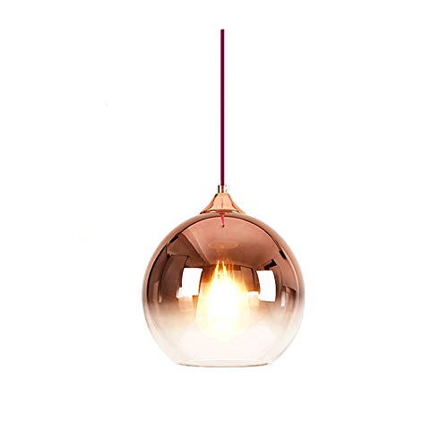 Plafonnier design or moderne à tête simple pour éclairage de cuisine