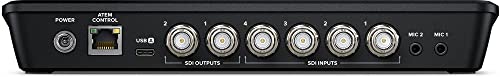 Image of Blackmagic Design ATEM SDI Pro ISO Live Stream Switcher Bundle with 8' 6G-SDI Cable, 7' Cat5e Cable, and 5-Pack of SolidSignal Cable Ties (SWATEMMXEPBPRISO)