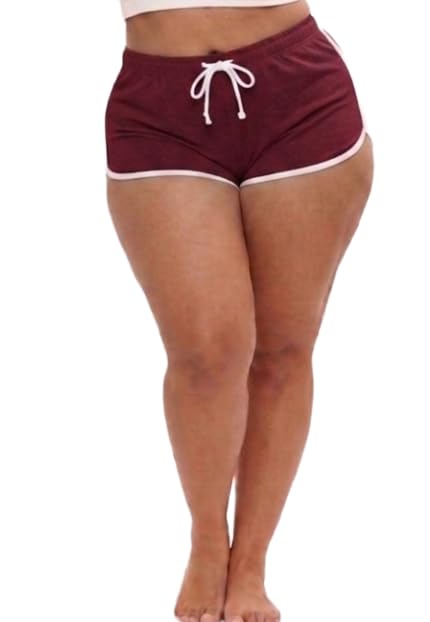 fasha Womens Shorts Cotton High Waist Casual Summer Shorts for Women Stretchable Lycra Sports Gym Running Workout Yoga|Biker Shorts Cycling Shorts Comfortable Casual Wear-picture-25