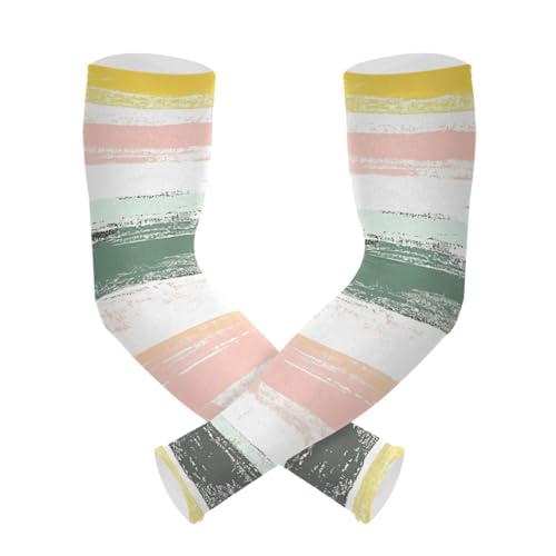 PaChyLuu Color UV Sun Protection Arm Sleeves Cooling Compression Arm Sleeves with Thumb Hole for Men Women Golf Volleyball